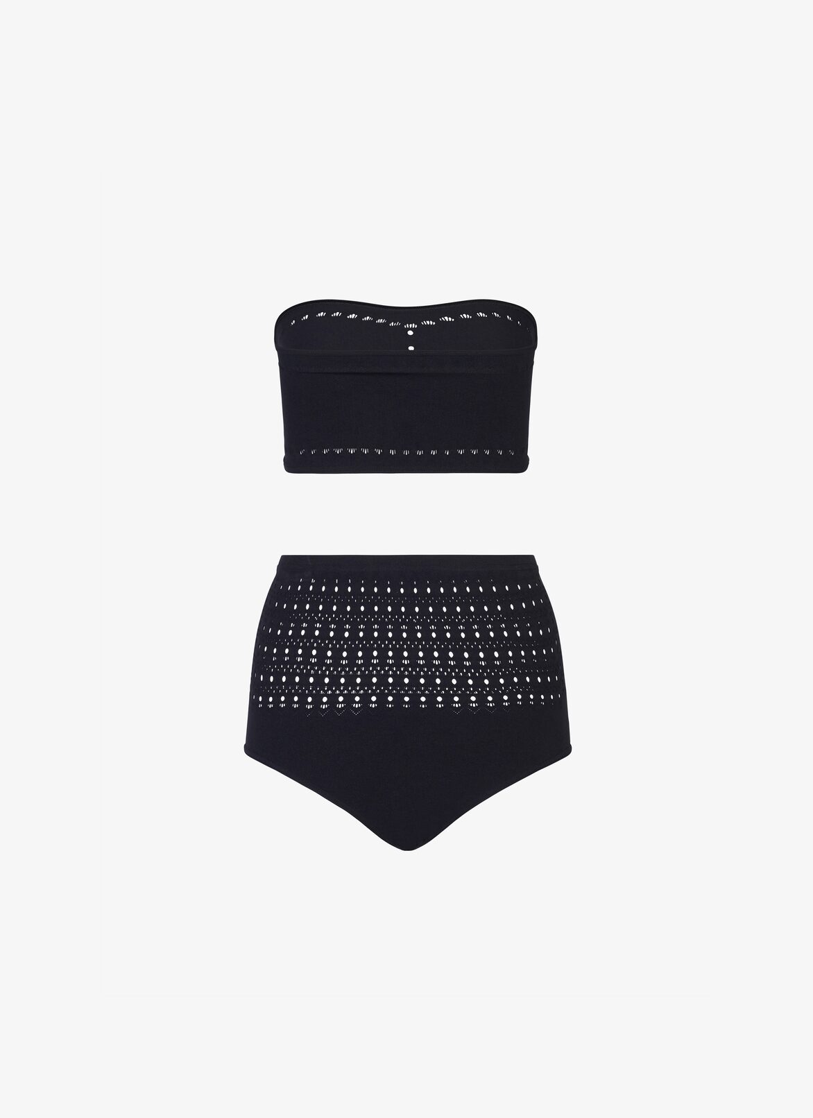 Vienne bikini ALAÏA BLACK VIENNE BIKINI